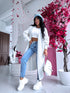 Knitted cardigan "MALIBU" - white
